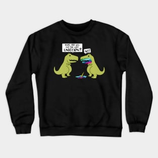 Funny Did You Eat The Last Unicorn Dinosaur Short Sleeve Crewneck Sweatshirt